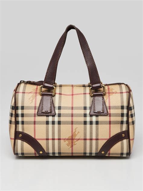 burberry haymarket chester bowling bag|Haymarket Check Coated Canvas Chester Canvas .